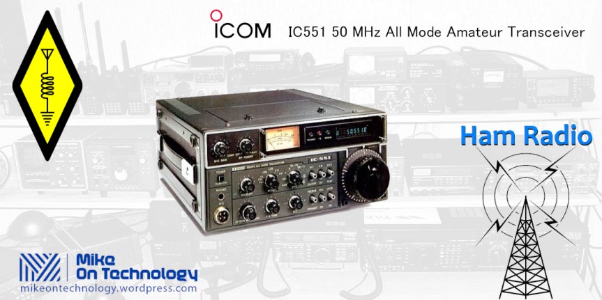 Icom IC551 50 MHz All Mode Amateur Transceiver
